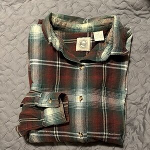 Bass Men's Multicolor Plaid Button Down Shirt